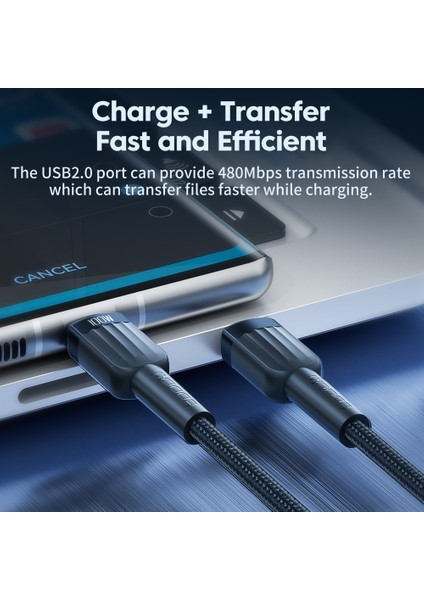 Toocki USB C Tipi Kablo Hızlı Şarj ile Huawei Xiaomi Samsung Poco Android Telefon Usb-C 100 W 66 W Şarj Aleti Kablosu (Yurt Dışından)