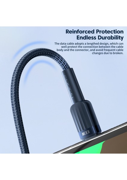 Toocki USB C Tipi Kablo Hızlı Şarj ile Huawei Xiaomi Samsung Poco Android Telefon Usb-C 100 W 66 W Şarj Aleti Kablosu (Yurt Dışından)