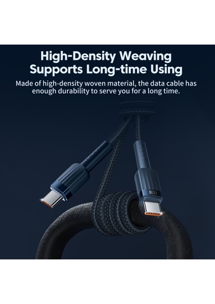 Toocki USB C Tipi Kablo Hızlı Şarj ile Huawei Xiaomi Samsung Poco Android Telefon Usb-C 100 W 66 W Şarj Aleti Kablosu (Yurt Dışından)