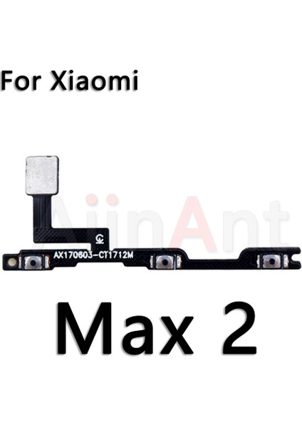 Orijinal Düğme Sessiz Anahtar Anahtarı Açık Kapalı Ses Güç Flex Kablo Xiaomi Mi Not Max Mix 2 2s 3 F1 A3 A2 A1 Lite Pro (Yurt Dışından)