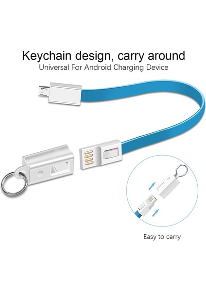 Mini Anahtarlık USB Tip C Kablo Cep Telefonu Aksesuarları Hızlı Şarj Samsung Xiaomi 8 Şarj Cihazı Taşınabilir Anahtarlık Kısa Kablo (Yurt Dışından) modelleri