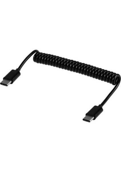 Evrensel Hızlı Şarj Spiral Sarmal Pratik Tablet Akıllı Telefon C Tipi Kablo Esnek Aksesuarlar USB 3.1 Erkek Taşınabilir Veri (Yurt Dışından) fiyatları