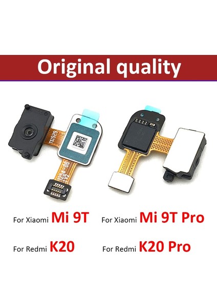 Orijinal Parmak Izi Sensörü Ev Dönüş Tuşu Menü Düğmesi Şerit Kablo Kablosu Xiaomi Mi 9t Pro/redmi K20 Pro (Yurt Dışından)