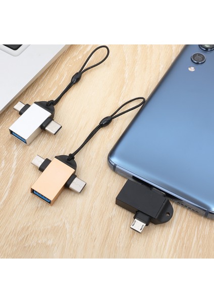 Android Tip-C 2'si 1 Arada Otg Adaptörü Için -Evrensel Kayıp Önleyici Iletim Dönüştürücüleri -Xiaomi Samsung Tablet Ipad Fare Için (Yurt Dışından) fiyatları