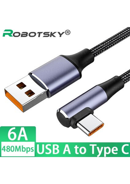 100 W USB Kablosu 6A Hızlı Şarj Şarj Kablosu Kablosu Huawei Mate 40 Pro Ultra Veri Transferi USB C Telefon Kablosu Xiaomi Mi 10 (Yurt Dışından)
