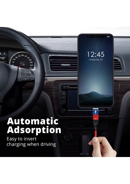 USB C Manyetik Kablo Mikro Usbc Hızlı Şarj Kablosu 1m 2m Cep Tablet Telefon Şarj Cihazı Veri Şarj Samsung Xiaomi Için Mıknatıs Kablosu (Yurt Dışından)