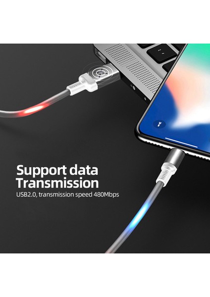 Anmone Aydınlık Ses Kontrolü USB Kablosu Tip C Mikro USB Telefon Şarj Aleti Kablosu Araba Şarjı Kablosu Telefon Aksesuarları (Yurt Dışından) indirimleri