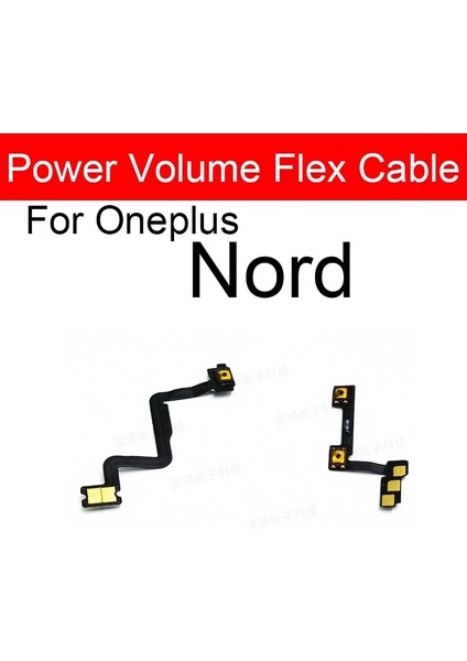 Ses Güç Sessiz Flex Kablo Oneplus 1+ Nord Nord N10 N100 N200 5g Açık Kapalı Güç Ses Anahtarı Yan Düğme Flex Şerit Parçaları (Yurt Dışından) fırsatları