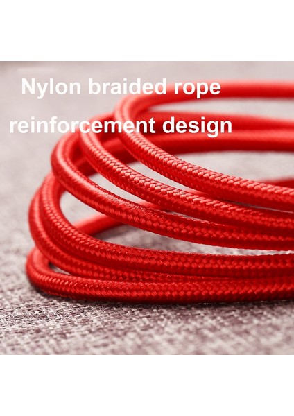 Anseıp Naylon USB C Tipi Kablo 3'ü 1 Arada Pd Hızlı Şarj Kablosu 3A Hızlı Şarj USB Kablosu iPhone 11 12 Pro Xiaomi Redmi 10 Huawei (Yurt Dışından)