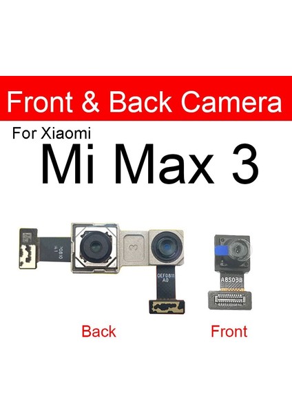 Ön Arka Kamera Xiaomi Mi Mix 2 2 S 3 Küçük Ön Bakan Arka Büyük Kamera Mi Max 2 3 Flex Kablo Modeli Yedek Parçalar (Yurt Dışından)