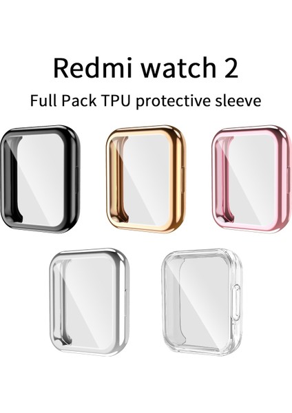 Redmi Izle 2 Lite Için Koruyucu Kılıf Yumuşak Tpu Kapak Tam Ekran Koruyucu Xiaomi Redmi Için Izle Mi Izle Lite Darbeye Dayanıklı Kılıf (Yurt Dışından)