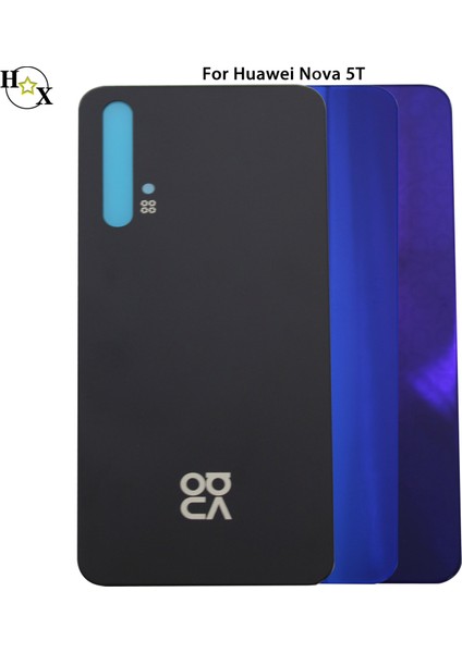 Huawei Nova 5t Için Arka Pil Kapağı Arka Arka Kapı Telefon Muhafazası Cam (Yurt Dışından)