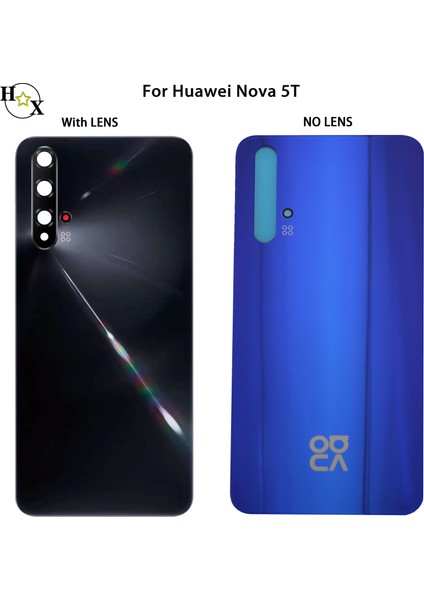 Huawei Nova 5t Için Arka Pil Kapağı Arka Arka Kapı Telefon Muhafazası Cam (Yurt Dışından) fiyatları