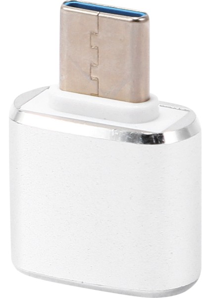 2x USB C - USB Adaptörü 2 Paket Tip C - USB 3.0 Adaptörü Galaxy S9/s8 Cihazları Için Otg'yi Destekleyen USB Adaptörü (Gümüş) (Yurt Dışından)