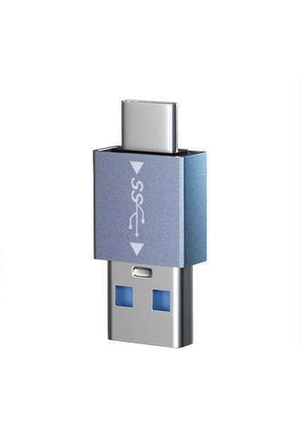 Gu Usb-C Erkek Usb-A Erkek Otg Adaptör C Erkek Kadın 3D Dirsek Dönüştürücü Veri Iletimi Şarj Için (Yurt Dışından)