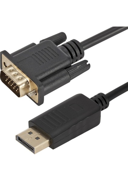 Displayport - VGA Dönüştürücü Dp Erkek - VGA Kablo Adaptörü 1080P Ekran Bağlantı Noktası (Yurt Dışından)