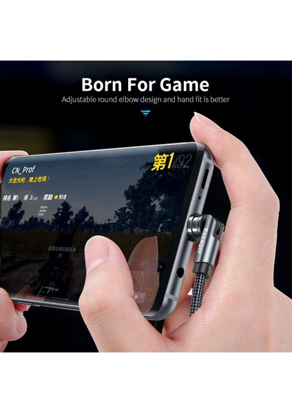 Essager 540 Döndür Manyetik Kablo Mikro USB Tip C Kablo IPHONE14 Android Hızlı Şarj Mıknatıs Şarj Cihazı Telefon Kablosu Tel Kablosu (Yurt Dışından)