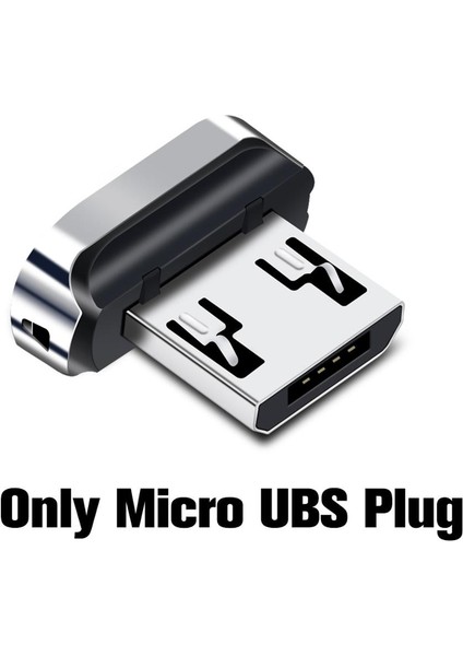 Manyetik Kablo Adaptörü Anmone Fonken 4-Pin Manyetik Şarj Aleti Kablosu Ipuçları Mıknatıs Konektörü iPhone Mikro USB Tip C Kablo (Yurt Dışından)