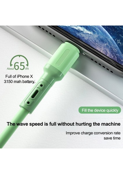 USB Kablosu iPhone 14 13 12 11 Pro Max Xs x Kablo 3A Hızlı Şarj Kablosu iPhone Için Sıvı Silikon Şarj Aleti Kablosu Veri Hattı 2m (Yurt Dışından) indirimleri