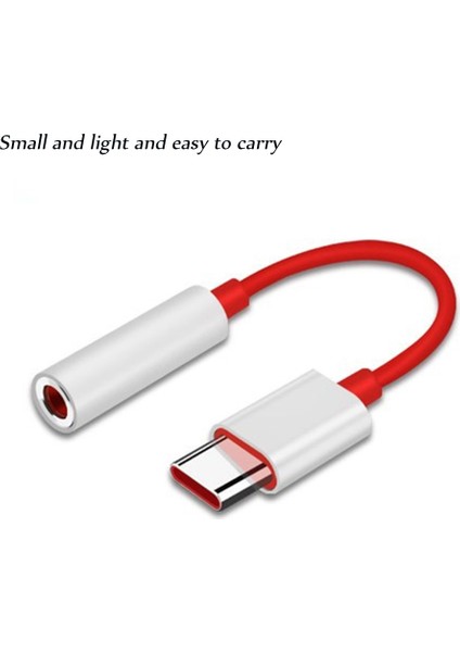 Telefon Ses Tipi C 3.5mm Kulaklık Adaptör Kablosu Konektörü One Plus 7 Usb-C Müzik Dönüştürücü Oneplus 6t 7 Pro Evrensel (Yurt Dışından)