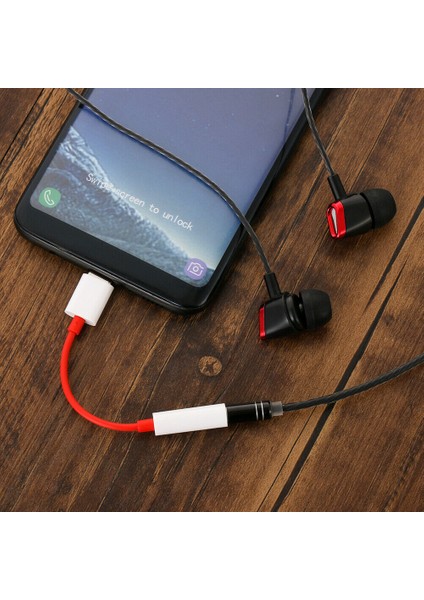 Telefon Ses Tipi C 3.5mm Kulaklık Adaptör Kablosu Konektörü One Plus 7 Usb-C Müzik Dönüştürücü Oneplus 6t 7 Pro Evrensel (Yurt Dışından)