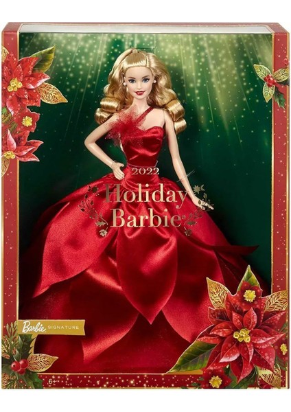 HBY03 Barbie 2022 Mutlu Yıllar Bebeği, Sarışın [mustazen]