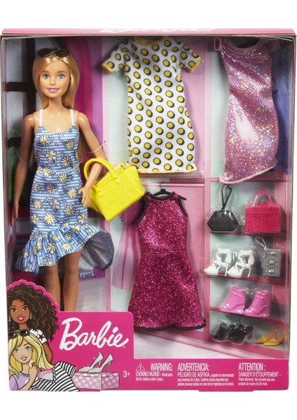 Barbie'nin Kıyafet Kombinleri Oyun Seti GDJ40 [mustazen]