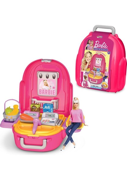 03876 Barbie Market Seti Sırt Çantası [mustazen]