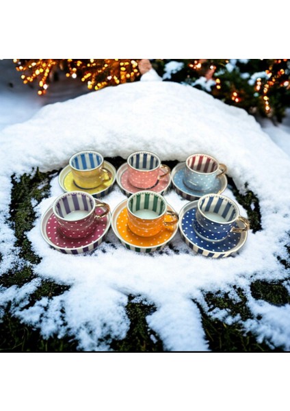 Porselen Türk Kahvesi Fincan Takımı