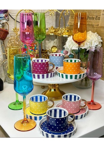 Porselen Türk Kahvesi Fincan Takımı modelleri