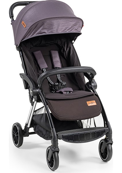 BABY2GO Tulipa Kabin Tek Yönlü Bebek Arabası Gri