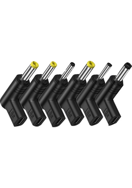 6 Adet USB C Pd Dc Güç Konektörü 12/15/19.5V Kablo USB Yönlendirici Için Tip C Dc Jack Fiş Şarj Adaptörü Dönüştürücü (Yurt Dışından)