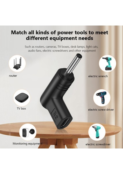 6 Adet USB C Pd Dc Güç Konektörü 12/15/19.5V Kablo USB Yönlendirici Için Tip C Dc Jack Fiş Şarj Adaptörü Dönüştürücü (Yurt Dışından)