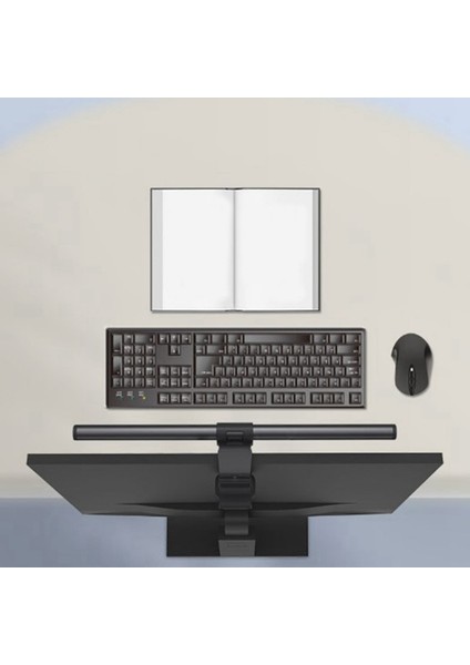 Kısılabilir LED Masa Lambası Pc Bilgisayar Dizüstü Ekran Asılı LED Işık Çubuğu Göz Bakımı Masa Lambası Okuma Ekranı Işığı, C (Yurt Dışından)