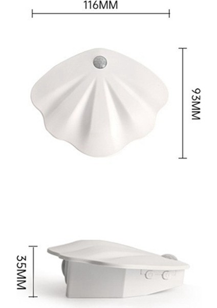 Adet LED Gece Lambası Hareket Sensörlü Işık USB Üç Renkli Oda Dekorasyon Lambası Koridor Merdiven Için LED Lamba Sensörlü Işık A (Yurt Dışından)