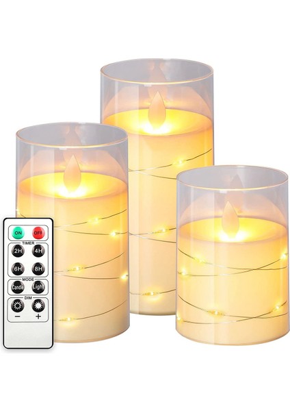 Plastik Kapak Tek Parça Simülasyon Düğün Bar Dekorasyon Doğum Günü Uzaktan Kumanda LED Elektronik Mum Işığı, Set D (Yurt Dışından) fırsatları