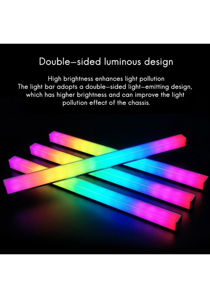 Pc Kasa Şasisi Için Rgb LED Renkli Lamba Senfoni Renk Değiştirme LED Dekoratif Işıklar (Yurt Dışından) fırsatları