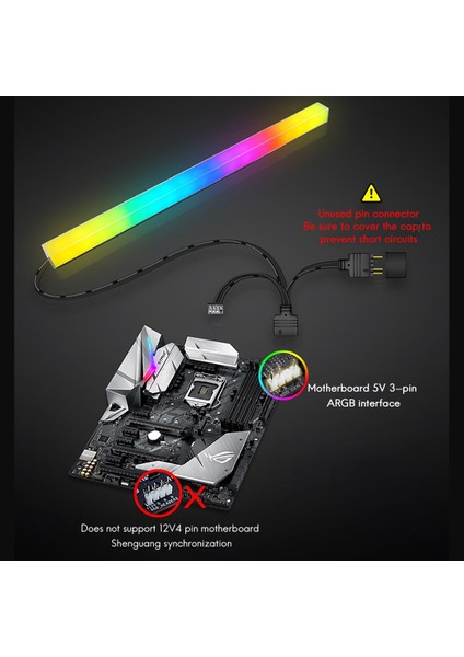 Pc Kasa Şasisi Için Rgb LED Renkli Lamba Senfoni Renk Değiştirme LED Dekoratif Işıklar (Yurt Dışından) indirimleri
