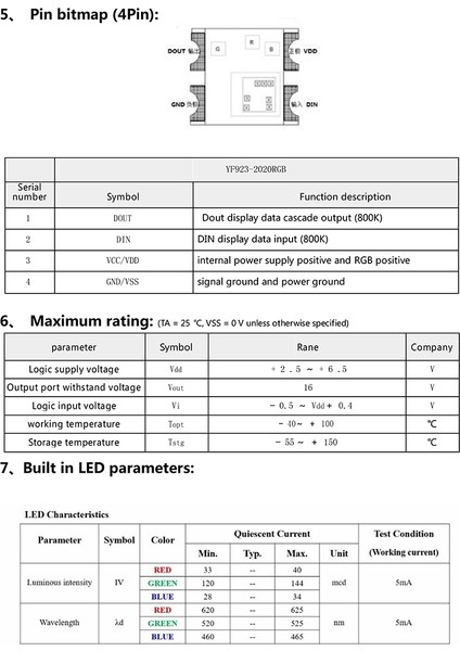 100 Adet DC5V WS2812 2020 LED Çip Mini Smd Adreslenebilir Dijital Rgb Tam Renkli LED Çip Piksel LED Şerit Ekran Için (Yurt Dışından)