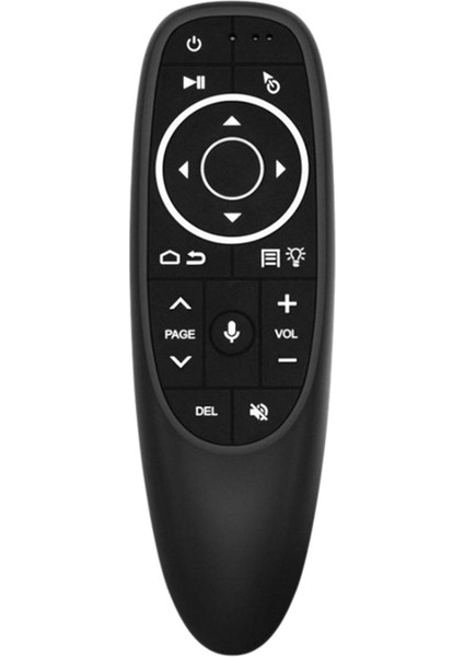 G10S Pro Android Tv Kutusu Için Uzaktan Kumanda Sesli Uzaktan Kumanda 2.4g Kablosuz Fare Jiroskop Ir Uzaktan LED Arka Işık (Yurt Dışından)