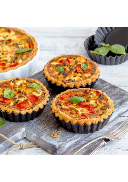 13 Adet Yumurta Tart, 3 Inç Mini Tart Tavalar Çıkarılabilir Alt, Cupcake Kek Muffin Kalıp Teneke Tava Pişirme Aracı (Yurt Dışından) indirimleri