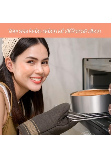 Yuvarlak Kek Yüzük Seti 4/6/8/10 Inç Bisküvi Kesici Daire Çerez Kesiciler Kek Kalıbı Paslanmaz Çelik Pasta Yüzük Pişirme Için (Yurt Dışından) indirimleri