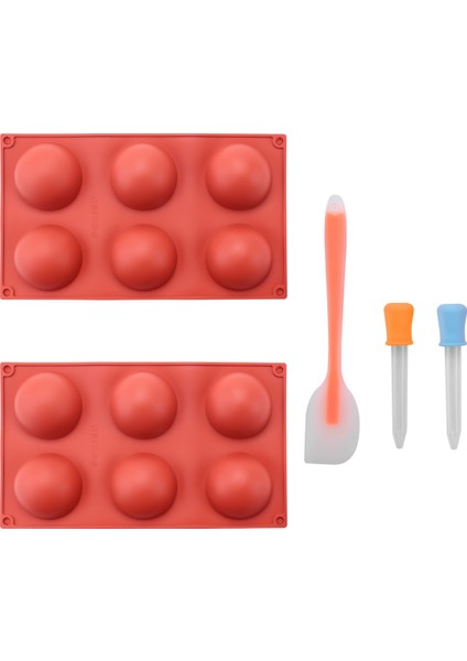 Silikon Pişirme Kalıbı, Pişirme, Kek, Şekerleme Için Yarı Küre Yüksek Isı Silikon Pişirme Kalıbı (2 Paket) (Yurt Dışından) fiyatları