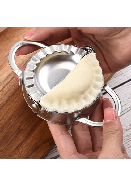 7 Adet Paslanmaz Çelik Hamur Jiaozi Yapımcısı Cihazı Köfte Aracı Mantı Yapımcısı Kalıp Köfte Şekillendirici (Yurt Dışından) fırsatları