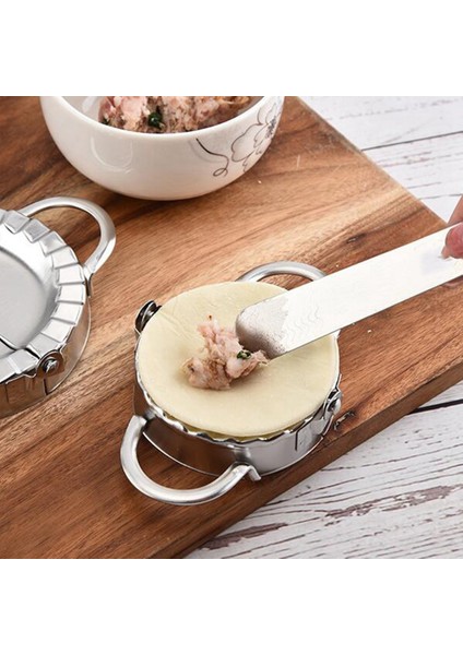 7 Adet Paslanmaz Çelik Hamur Jiaozi Yapımcısı Cihazı Köfte Aracı Mantı Yapımcısı Kalıp Köfte Şekillendirici (Yurt Dışından) indirimleri