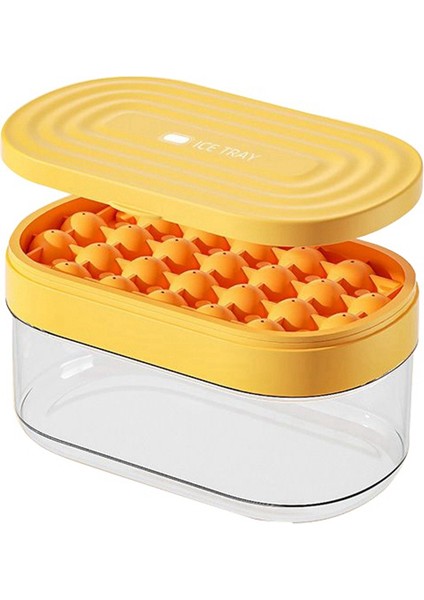 2 Adet Buz Silikon Kalıp Tepsi Topu Saklama Kutusu Ile, Ev Bar Mutfak Aksesuarları Araçları (Yurt Dışından)