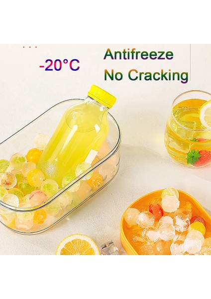 2 Adet Buz Silikon Kalıp Tepsi Topu Saklama Kutusu Ile, Ev Bar Mutfak Aksesuarları Araçları (Yurt Dışından) indirimleri