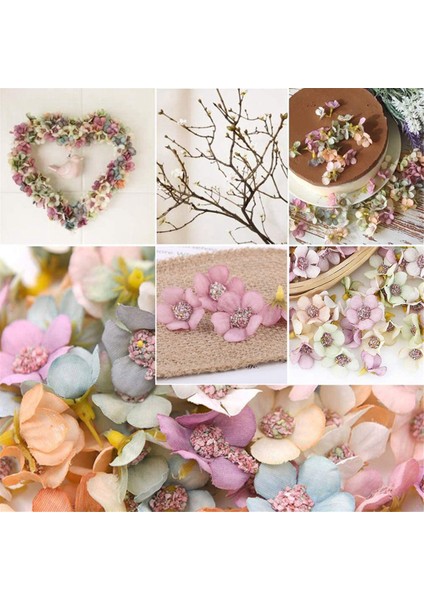 100 Adet Çok Renkli Mini Ipek Yapay Papatya Çiçek Kafa Taç Düğün Çelenk Dekorasyon Dıy Scrapbooking Craft (Yurt Dışından) fırsatları