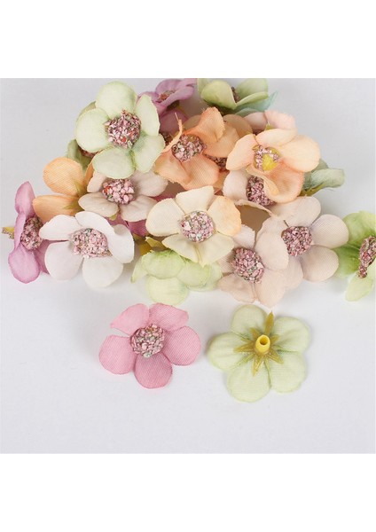 100 Adet Çok Renkli Mini Ipek Yapay Papatya Çiçek Kafa Taç Düğün Çelenk Dekorasyon Dıy Scrapbooking Craft (Yurt Dışından) indirimleri