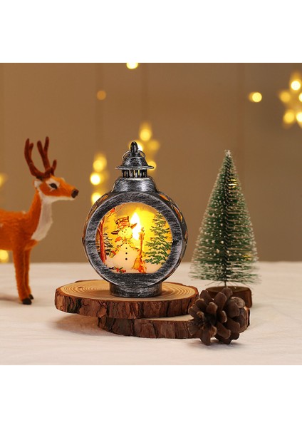 Noel Süslemeleri LED Mum Işıkları Rüzgar Fener Taşınabilir Süsler Ev Noel Partisi Dekoru (Yurt Dışından) fırsatları